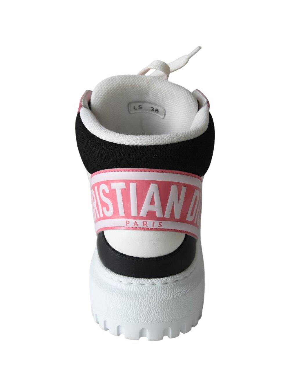 Dior D-Player Sneaker Nylon Calfskin Multicolor Pink - Picture 4 of 5